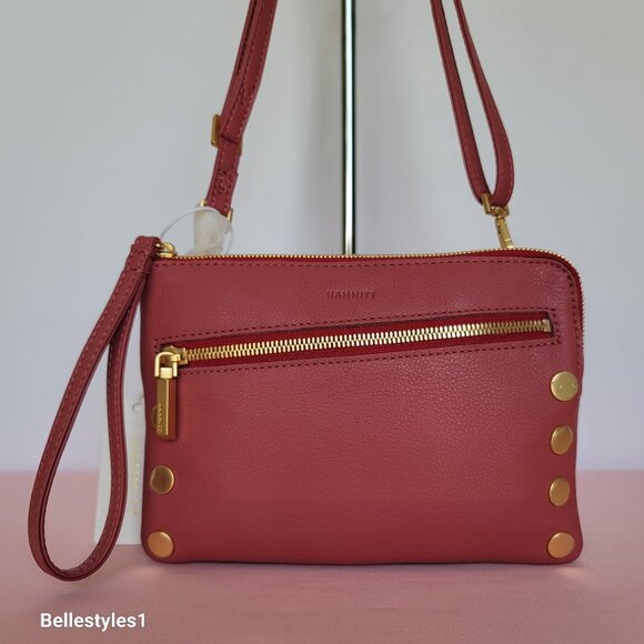 HAMMITT NASH Small Pebbled Leather Crossbody - Rouge Pink color π$175. - Picture 2 of 16